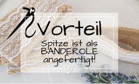 Einladungskaten Hochzeit Vintage Jute Spitze Sackleinen