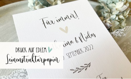 Einladungskarte Hochzeit Kraftpapier & Spitze Vintage Boho