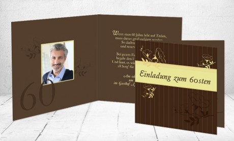 Einladungskarte runder Geburtstag "Jahrestag"