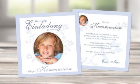 Einladungskarte Konfirmation "Wunderschön"