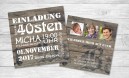 Einladungskarten Geburtstag "shabby chic"