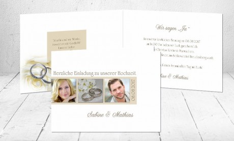 Hochzeitseinladungen Karten "Liebeszauber"