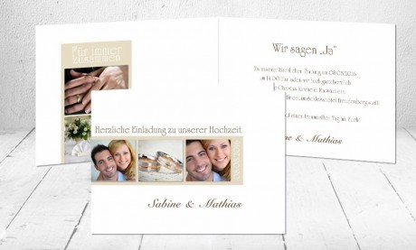 Hochzeitseinladungen Karten "Liebeszauber"