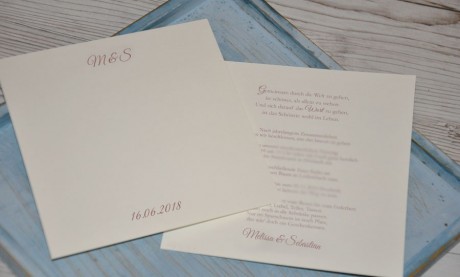 Einladungskarten Hochzeit Vintage "Maritim"