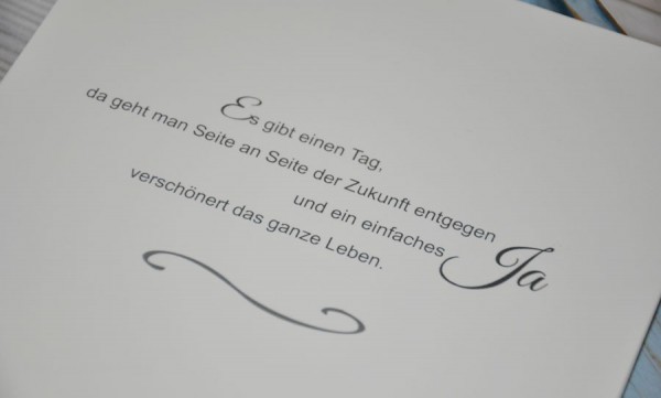 Einladungskarten Hochzeit Lasercut "Liebesschlüssel"