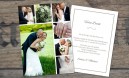 Dankeskarte Hochzeit - Vintageblumen