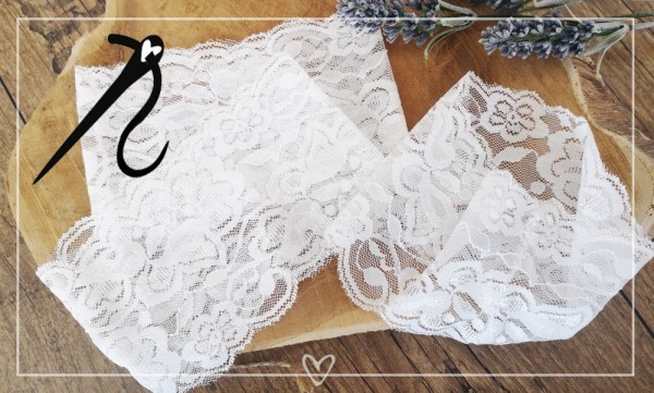 Einladungskarten Hochzeit Vintage Spitze Kraftpapier