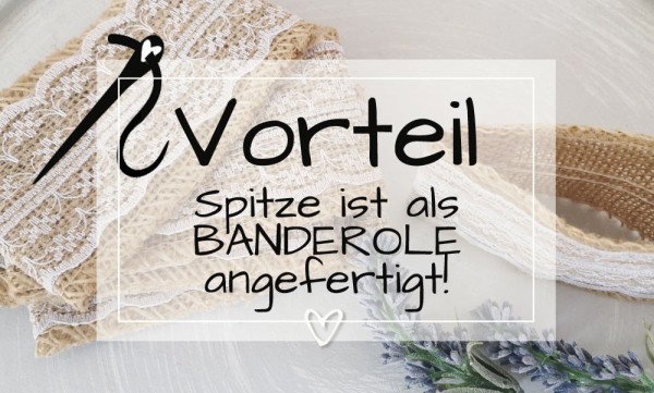 Einladungskarten Hochzeit Vintage Spitze Jutesack Kraftpapier