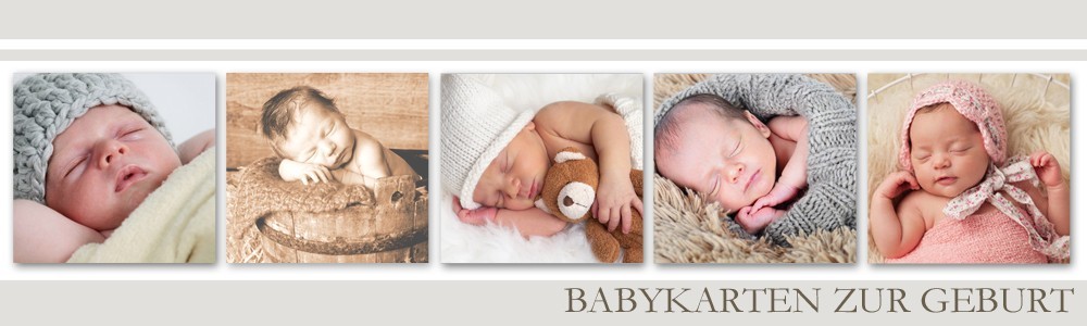 Baby Dankeskarten