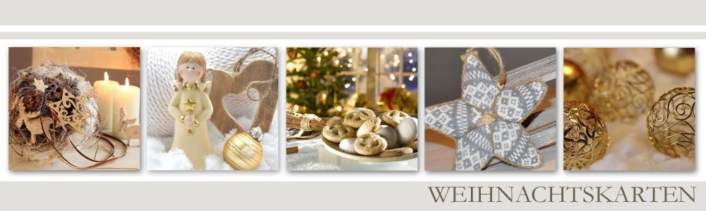 Weihnachtskarten mit Gestaltungsservice