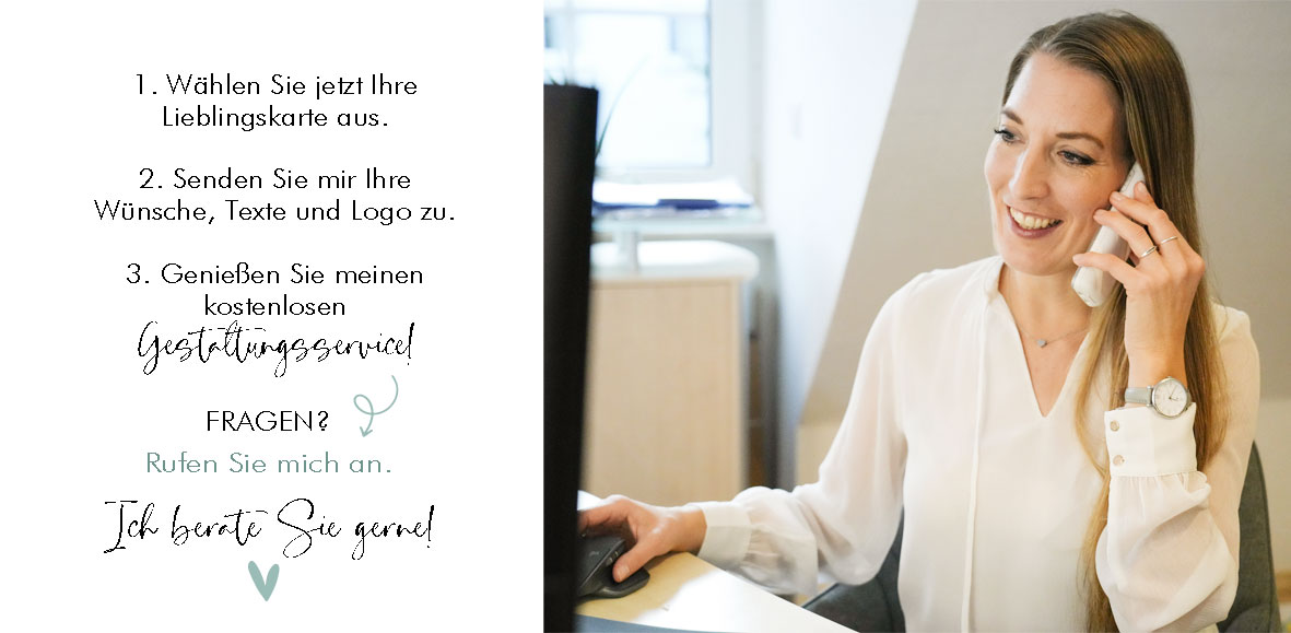 Sag es mit Herz gestaltet Deine individuellen Weihnachtskarten