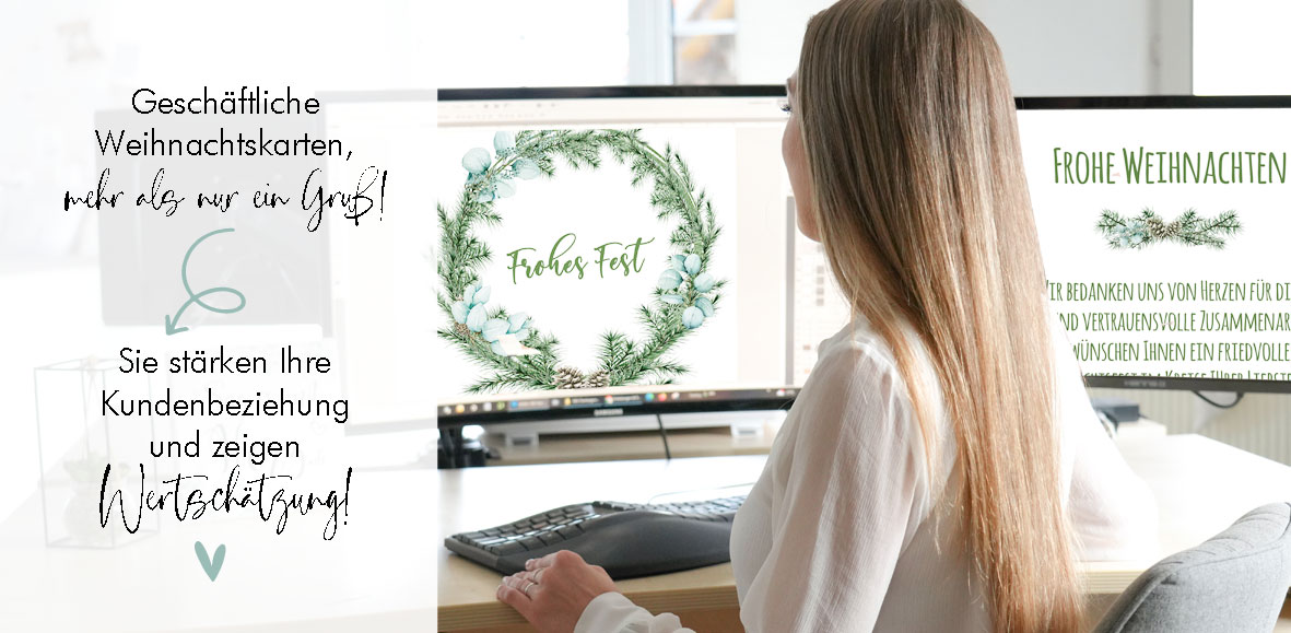 Weihnachtskarten individuell gestalten lassen