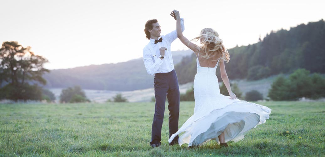 Dankeskarten Hochzeit Vintage mit Foto